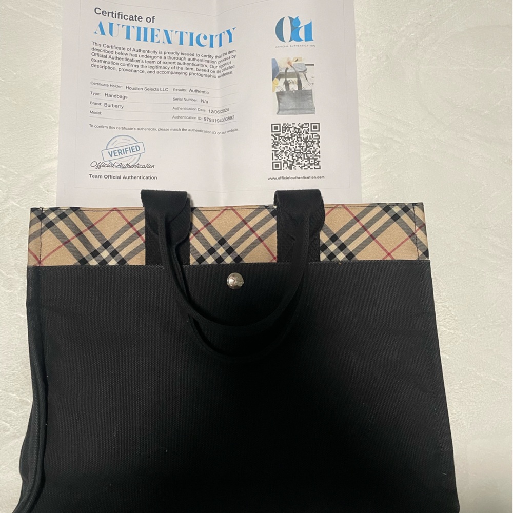 Burberry tote bag